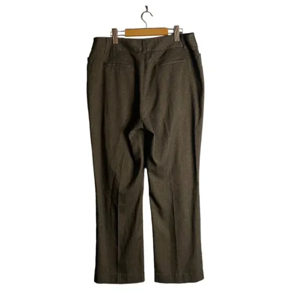 Haggar Women's Tan Rayon Blend Straight Leg Pants - Picture 6 of 8